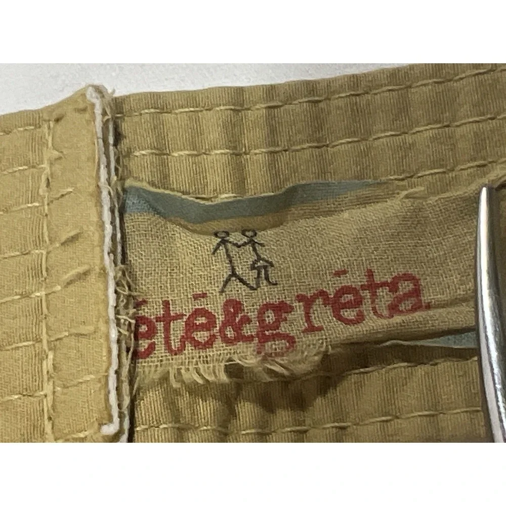 Johnny Was Pete & Greta Canvas Belt‎ Double Grommet Adjustable Buckle